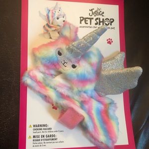 Justice Pet Shop Plush Rainbow Unicorn Pegasus outfit for plush pet
